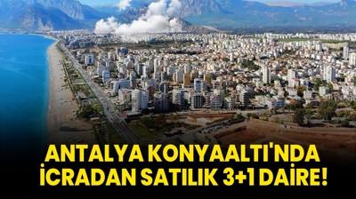 Antalya Konyaalt'nda icradan satlk 3+1 daire!