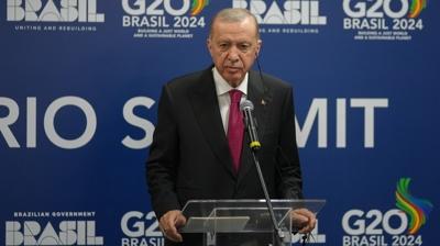 Canl yaynda arpc deerlendirmeler! Bakan Erdoan'dan G20'de dnyaya damga vuran o konuma