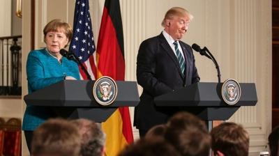 Merkel'den Trump'a 'emlak' gndermesi