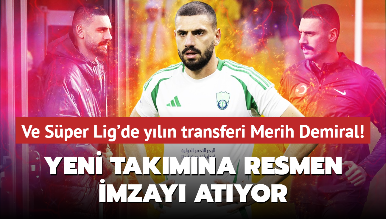 Ve Sper Lig'de yln transferi Merih Demiral! Yeni takmna resmen imzay atyor