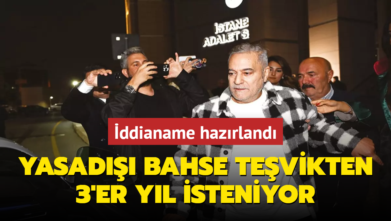 Yasad bahse tevikten 3'er yl isteniyor