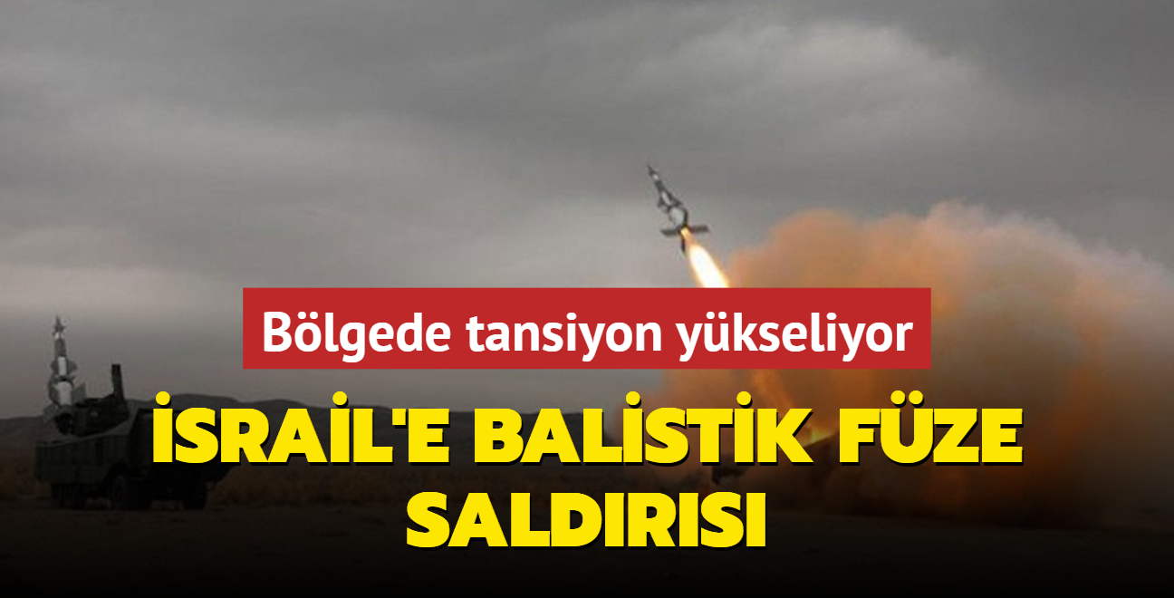 Blgede tansiyon ykseliyor: srail'e balistik fze saldrs