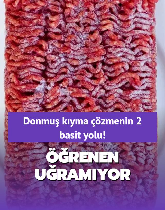 Donmu kyma zmenin 2 basit yolu! renen uramyor