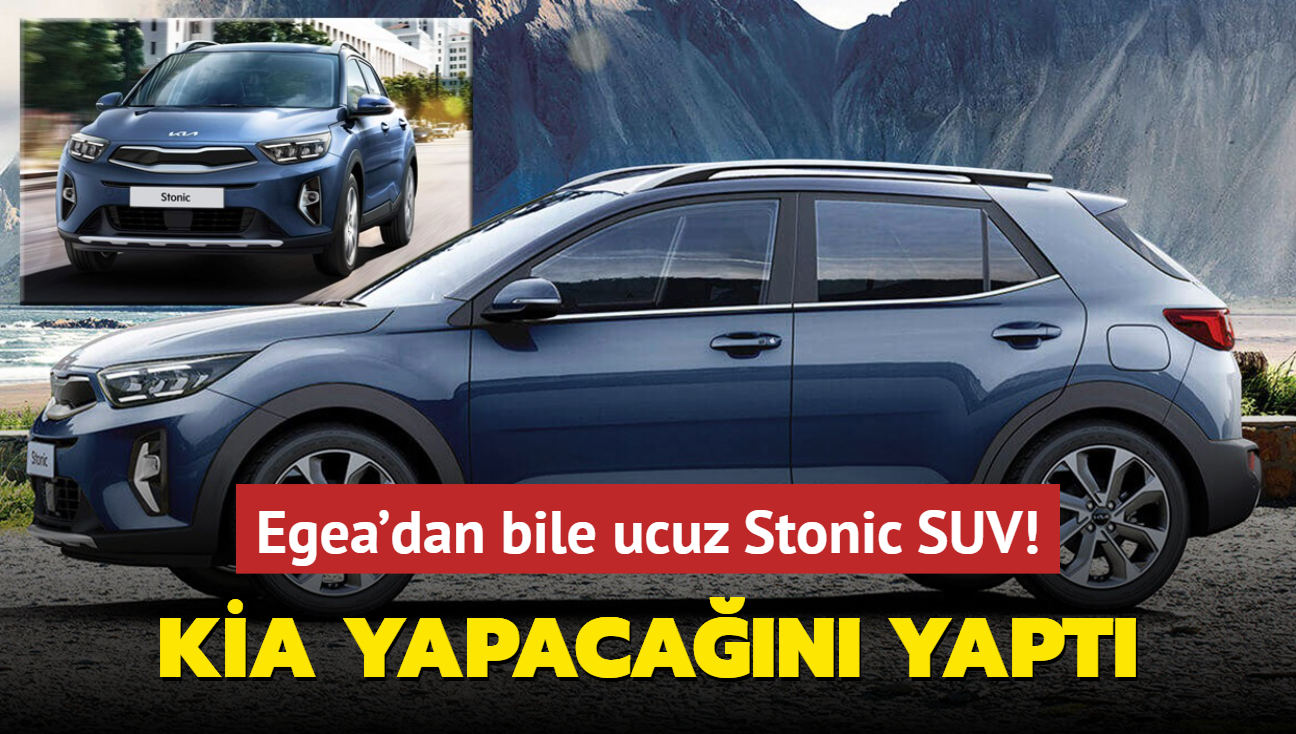 Kia yapacan yapt: Egea'dan bile ucuz Stonic SUV! stelik faizsiz taksitle otomobil sat balad