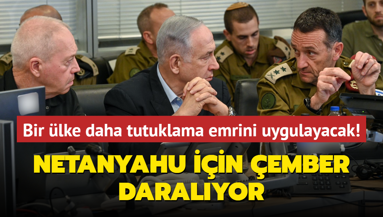 Netanyahu iin ember daralyor... Bir lke daha tutuklama emrini uygulayacak!