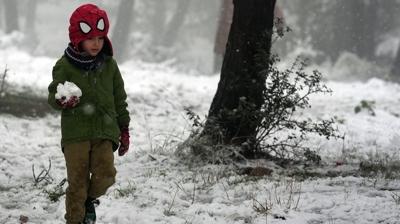 Yurttan kar manzaralar... Etraf beyaz rtyle kapland!