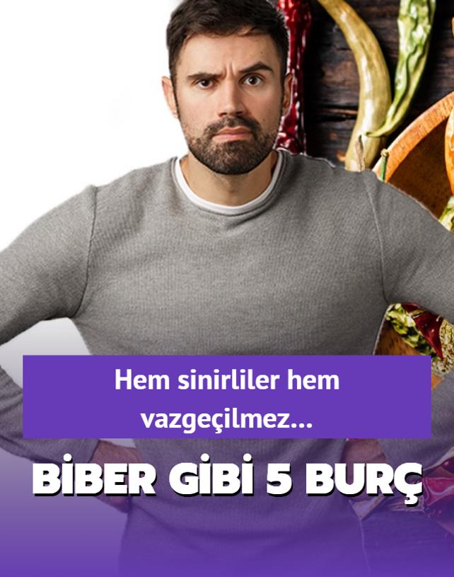 Ac biber gibi 5 bur! Hem sinirliler hem vazgeilmez