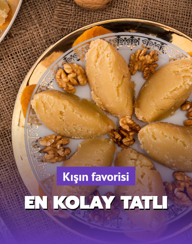 Un helvas tarifi! 1 kilo undan bir tepsi kyor