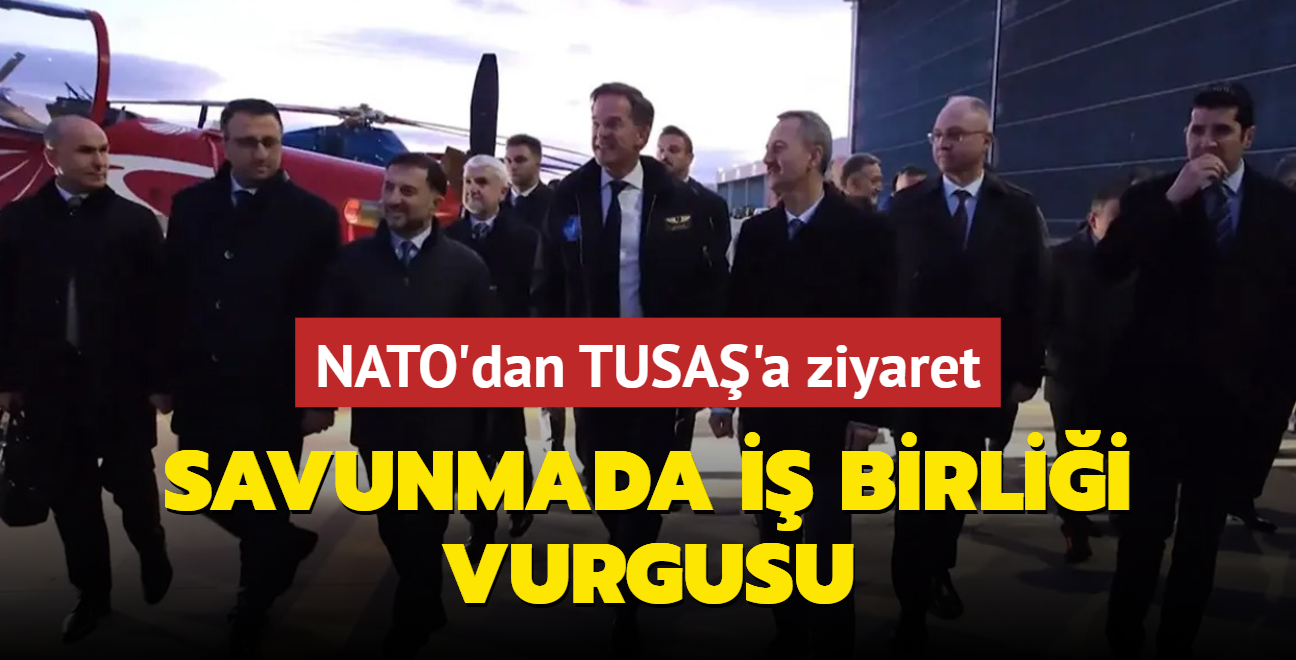 NATO'dan TUSA'a ziyaret: Savunmada i birlii vurgusu