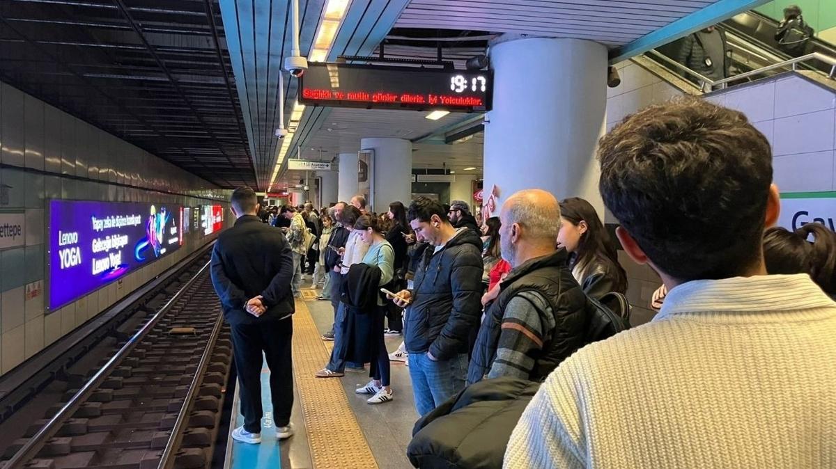 stanbul'da baz metro istasyonlar ikinci bir duyuruya kadar kapal