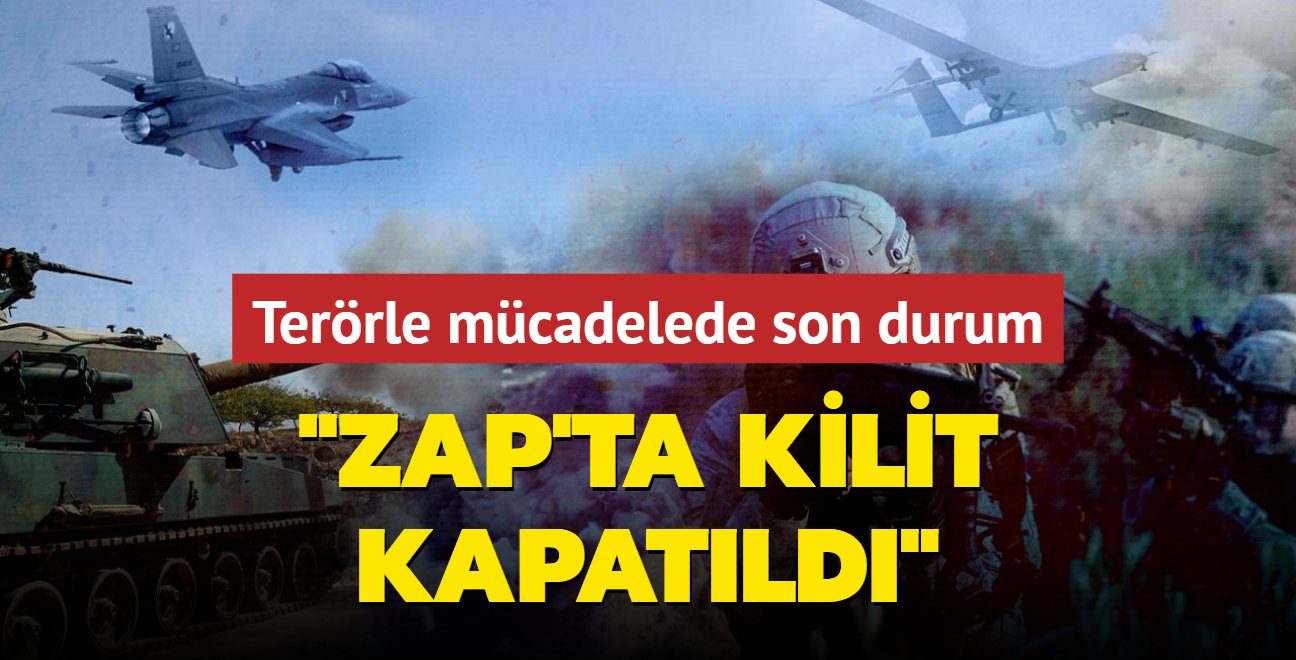 Bakan Gler terrle mcadeledeki son durumu anlatt: Zap'ta kilit kapatld