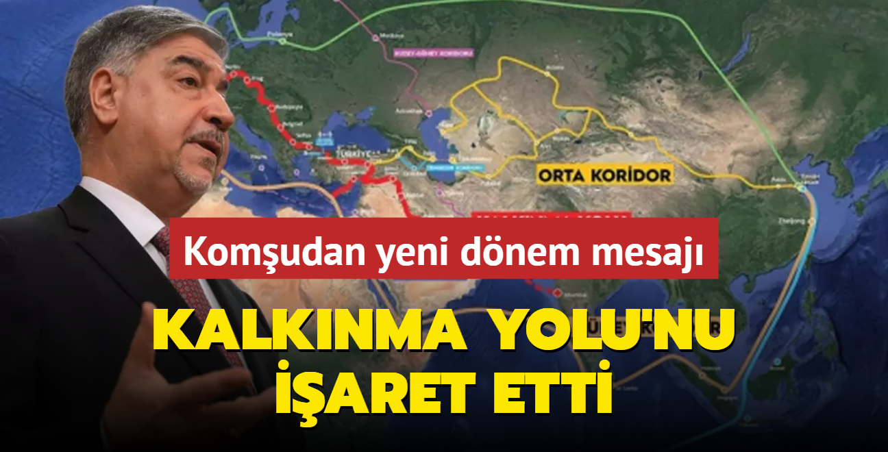 Komudan Trkiye ile yeni dnem mesaj... Kalknma Yolu'nu iaret etti