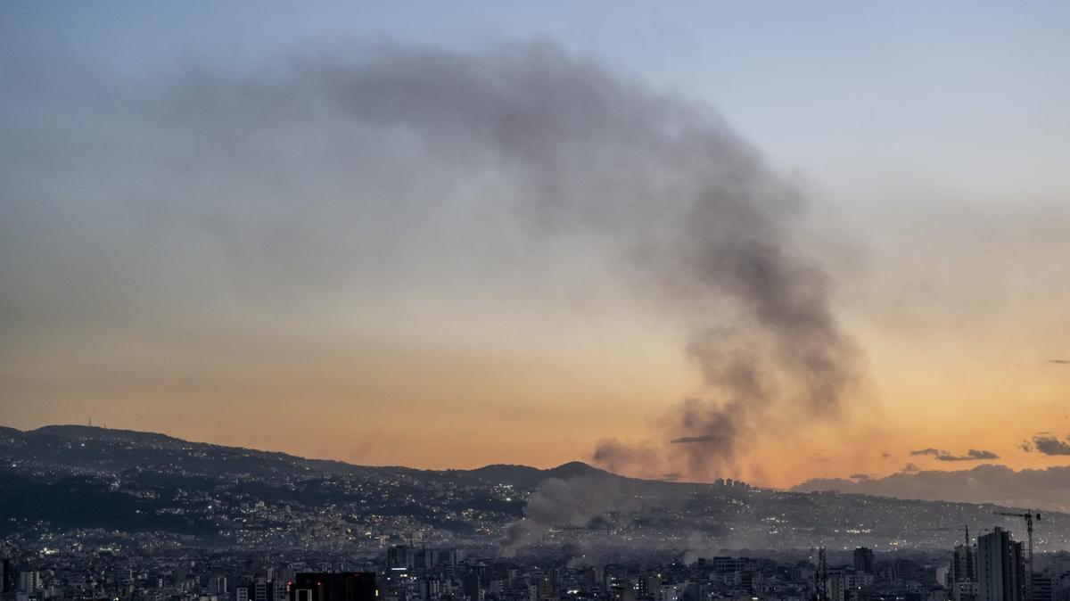 srail Beyrut'a hava saldrs balatt: ok sayda l ve yaral var