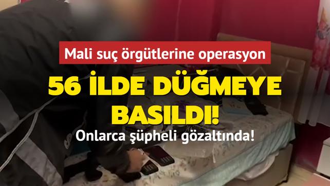 56 tefecilere ynelik KUYU-46 operasyonu: 166 pheli yakaland