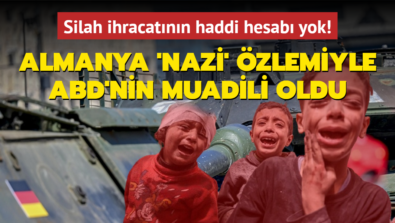 Almanya 'Nazi' zlemiyle ABD'nin muadili oldu! srail soykrmna 131 milyon avroluk silah sat