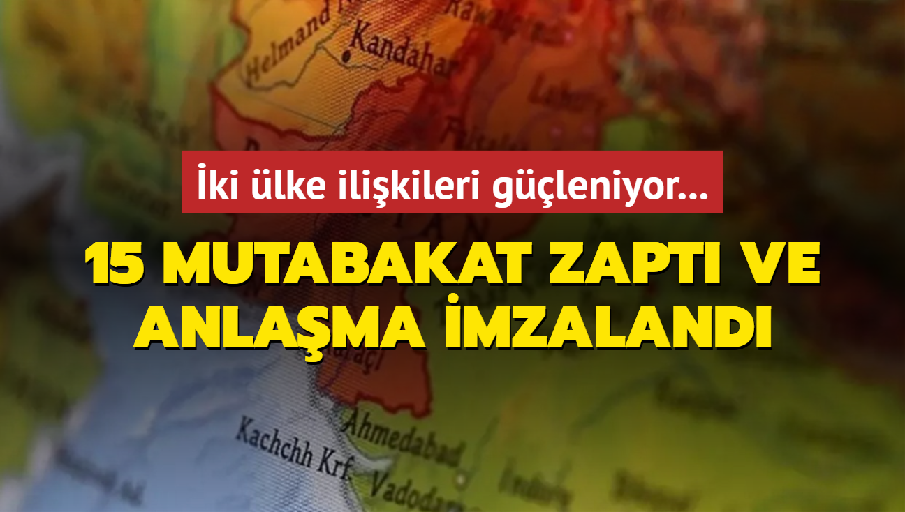 ki lke ilikileri gleniyor: 15 mutabakat zapt ve anlama imzaland