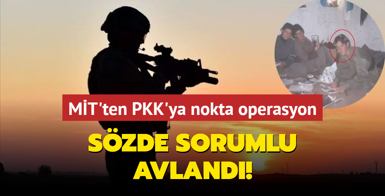 PKK/KCK'nn szde sorumlusuna MT darbesi! Etkisiz hale getirildi