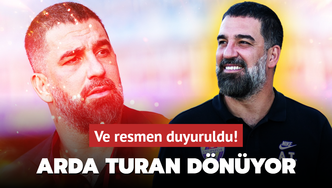 Ve resmen duyuruldu! Arda Turan geri dnyor: O takmn bana geecek