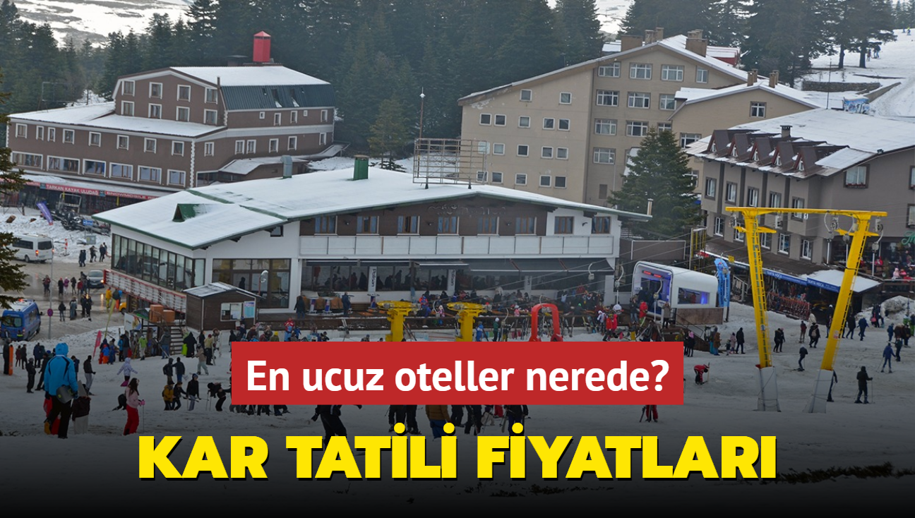 Kar tatili fiyatlar! En ucuzdan pahalya gre kar otelleri