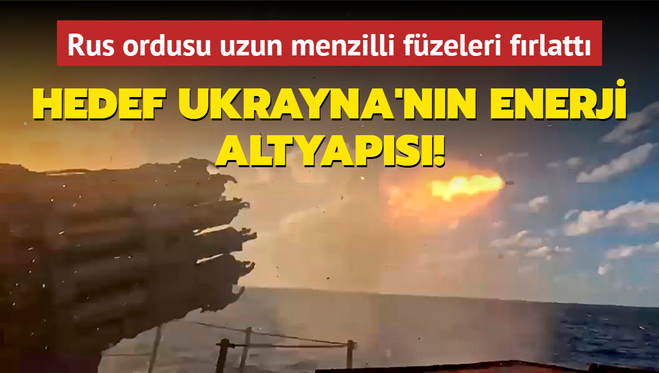 Rus ordusu uzun menzilli fzeleri frlatt... Hedef Ukrayna'nn enerji altyaps!