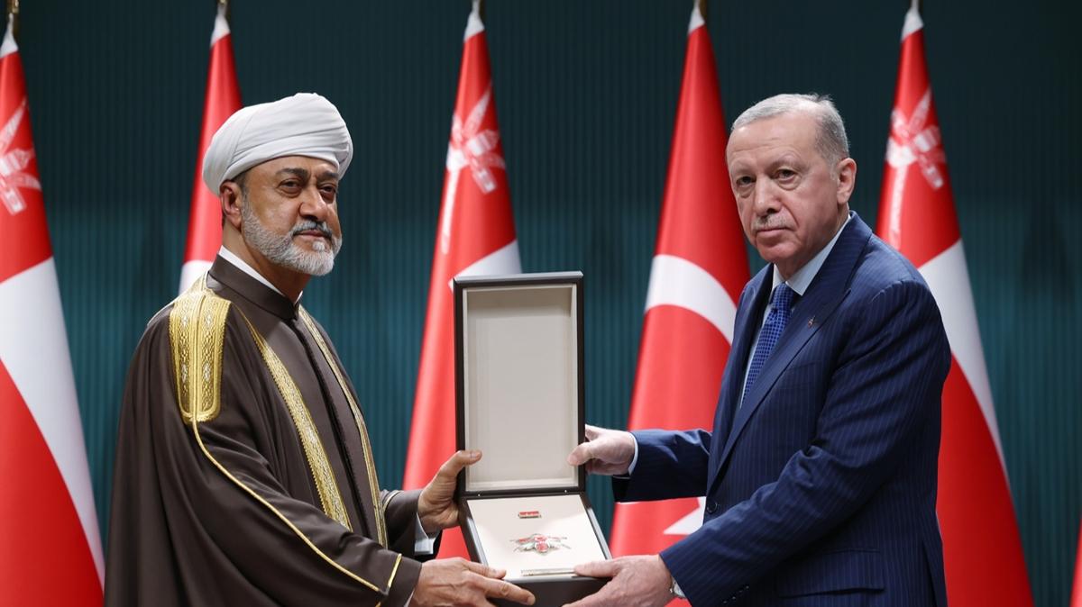 Bakan Erdoan'dan Umman Sultan'na devlet nian