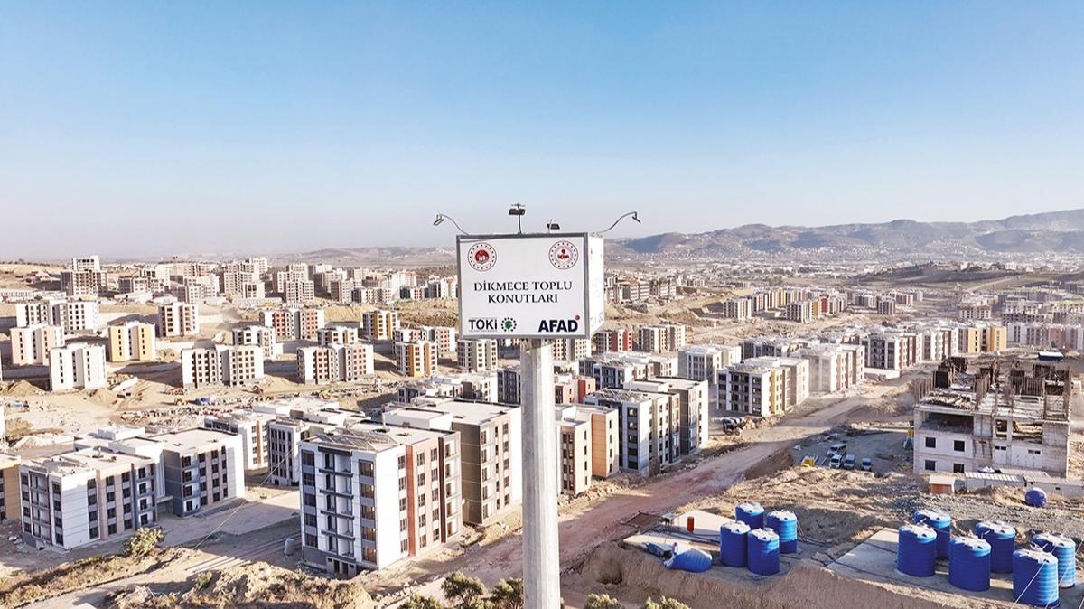 Deprem blgesinin ikinci byk antiyesi: Hatay Dikmece... 10 bini akn konut ina ediliyor