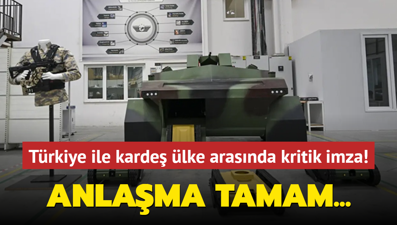 Trkiye ile karde lke arasnda kritik imza! Anlama tamam...