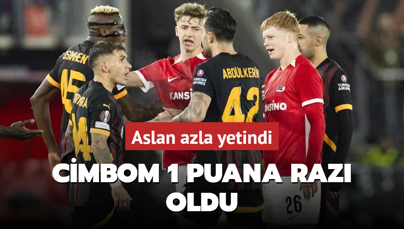 Aslan azla yetindi