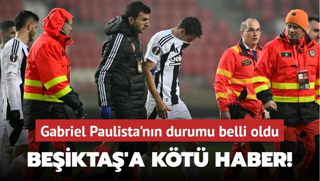 Beikta'a kt haber! Gabriel Paulista'nn durumu belli oldu