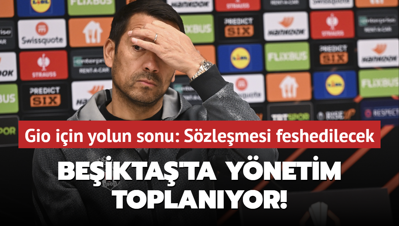 Beikta'ta ynetim toplanyor! Bronckhorst iin yolun sonu: Szlemesi feshedilecek