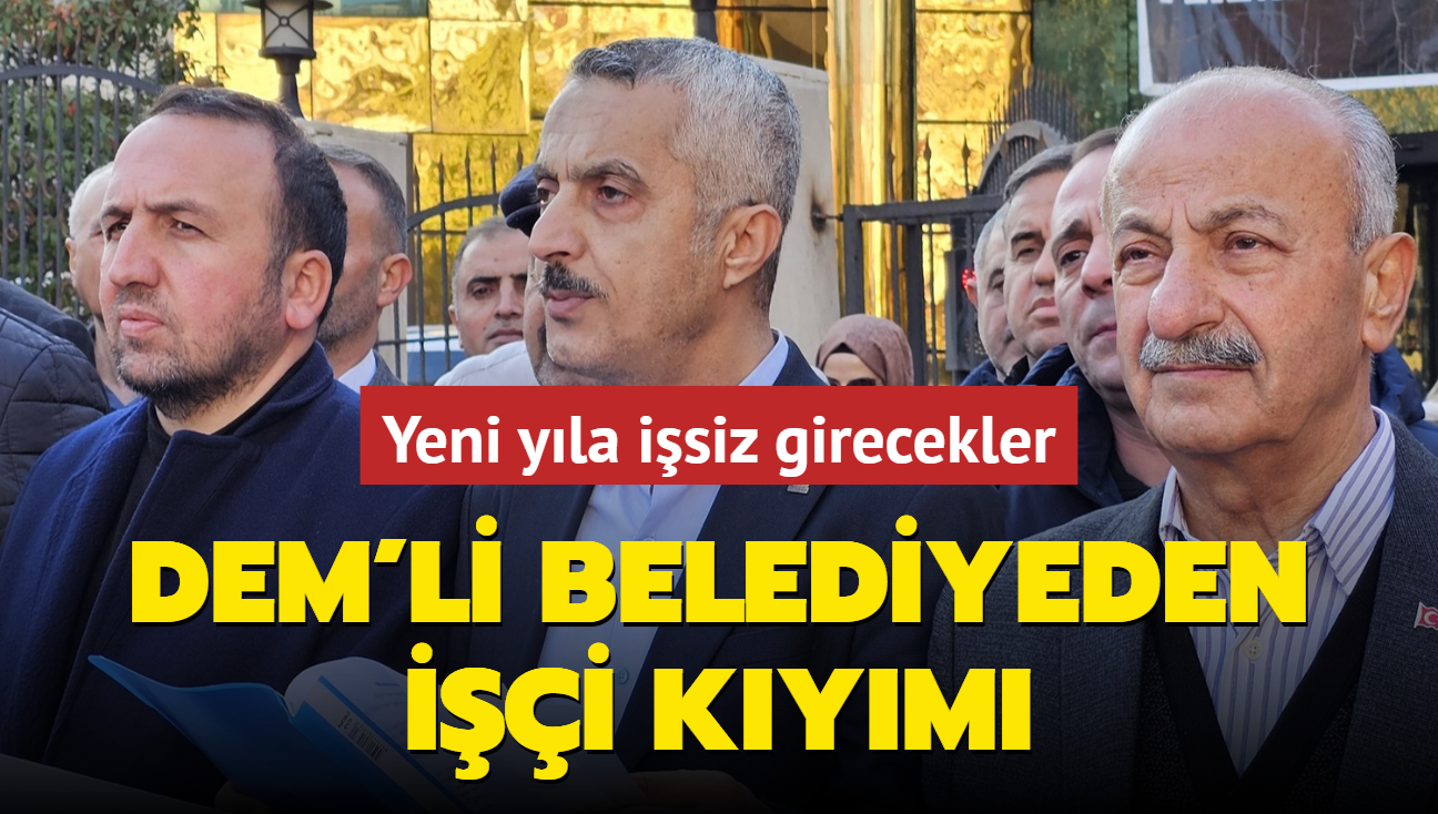 DEM'li belediyeden ii kym... Yeni yla isiz girecekler