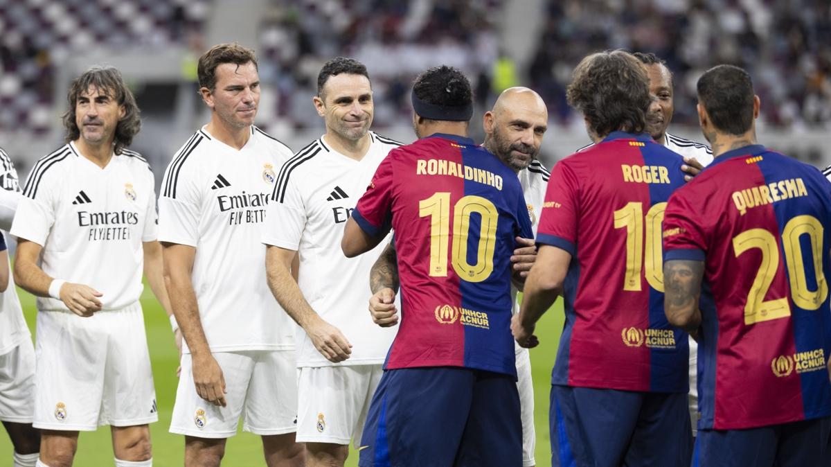 El Clasico'da manda efsaneler kar karya geldi