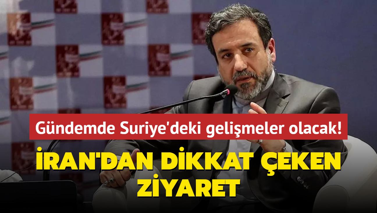 ran'dan dikkat eken ziyaret... Suriye'de yaananlarn ardndan Trkiye'ye geliyor 