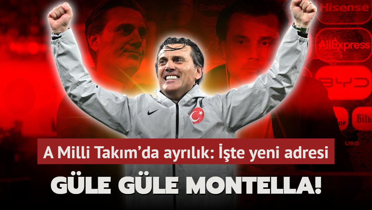 Gle gle Vincenzo Montella! A Milli Takm'da srpriz ayrlk: te yeni adresi