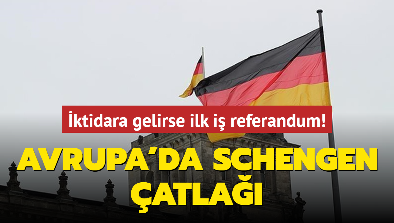 ktidara gelirse ilk i referandum! Avrupa'da Schengen atla