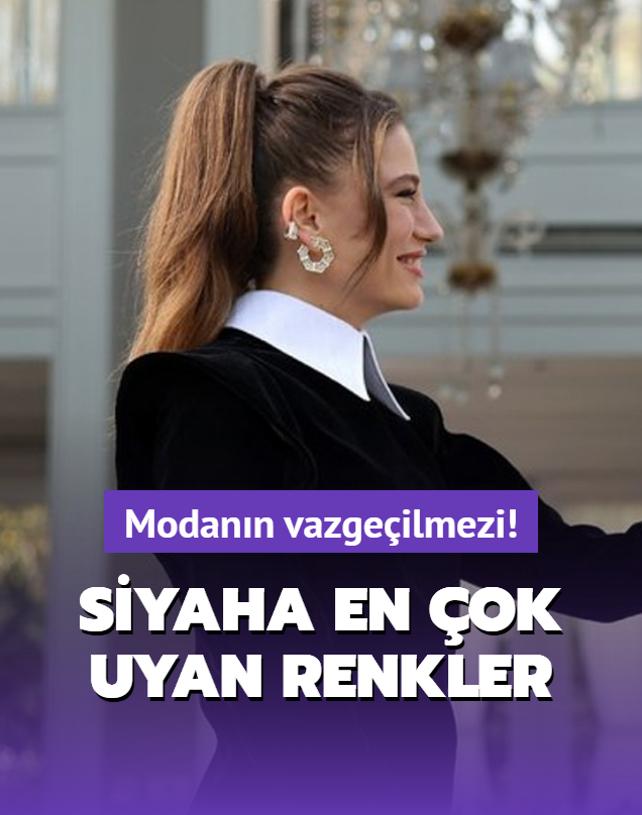 Modann vazgeilmezi! Siyah en asil gsteren renk kombinleri