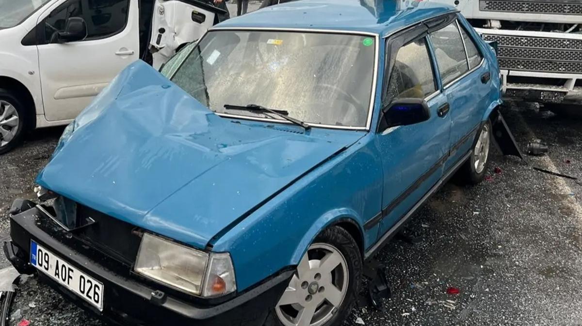 Aydn'da zincirleme kaza: 7 yaral