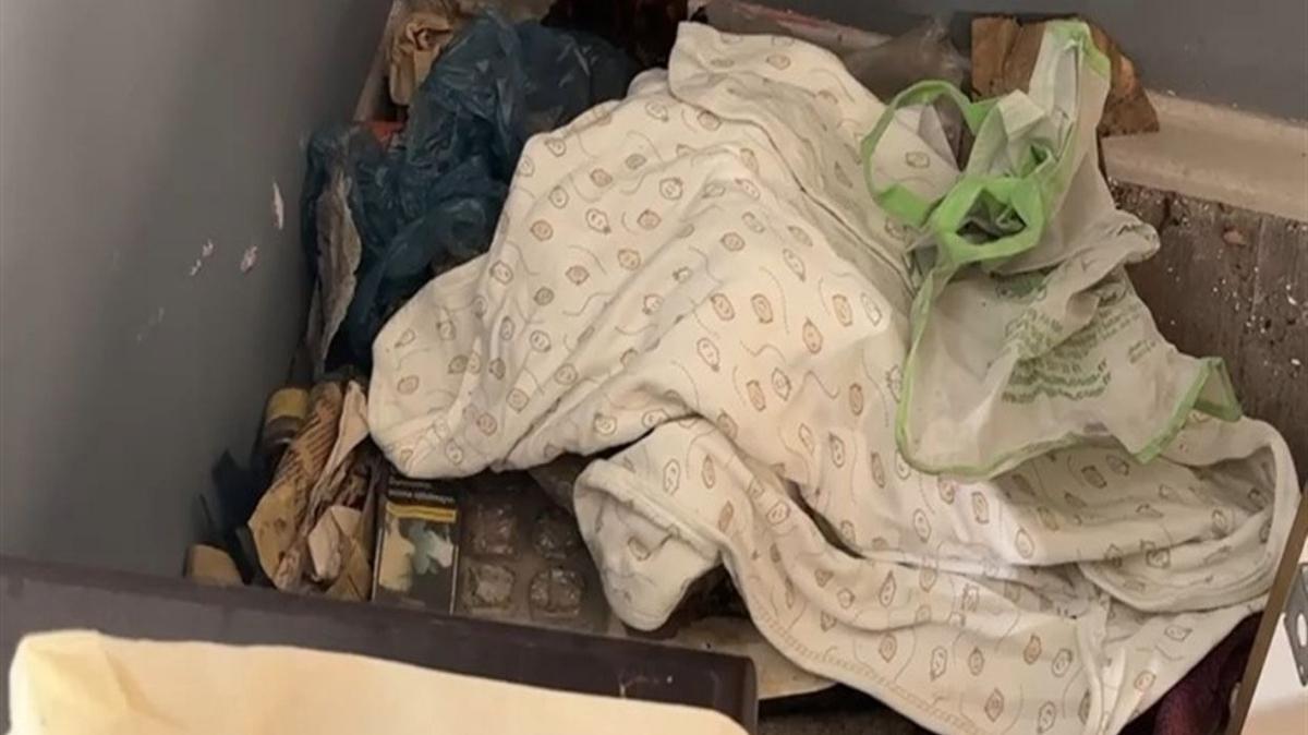 Bitkin halde pler arasnda bulunan bebek korumaya alnd; anne ve baba tutukland