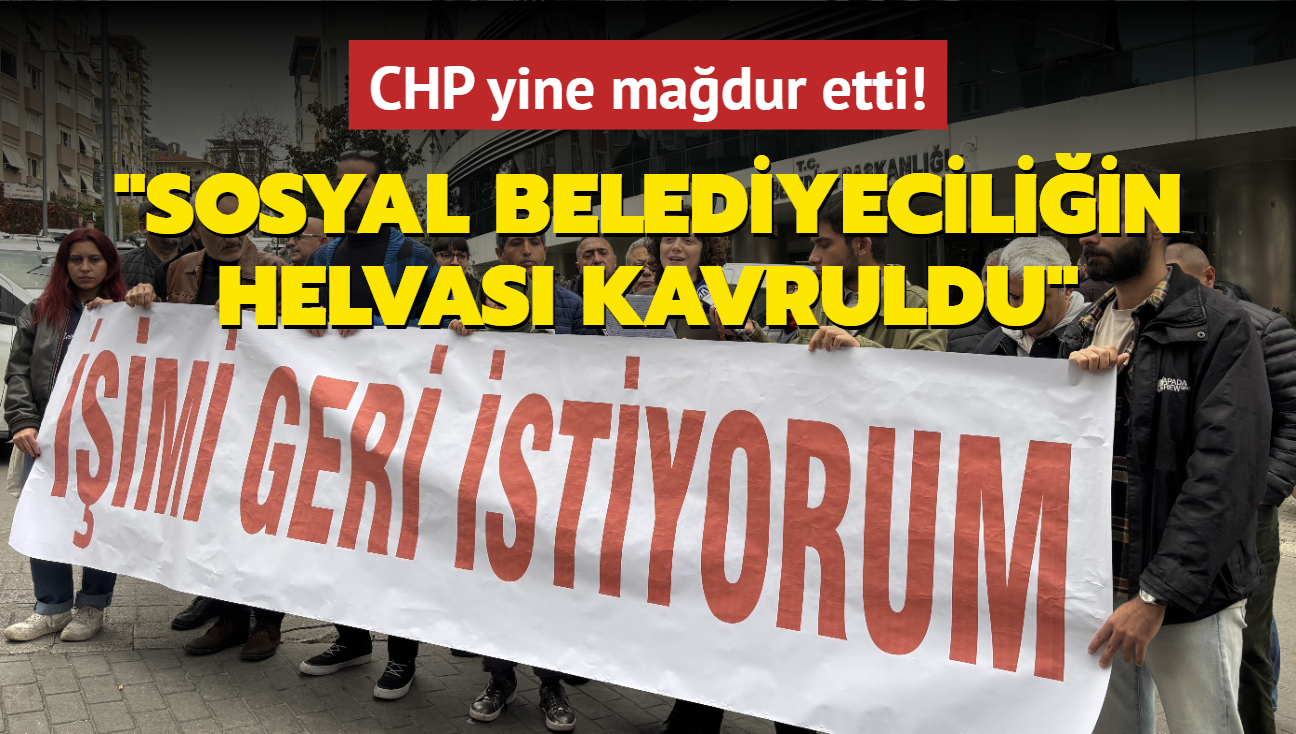 CHP belediyesi yine madur etti! "Sosyal belediyeciliin helvas kavruldu"