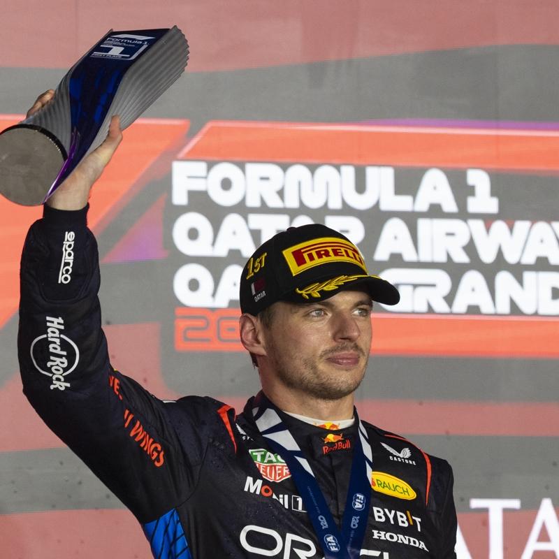 Formula 1'de Katar Grand Prix'sini kazanan Max Verstappen!