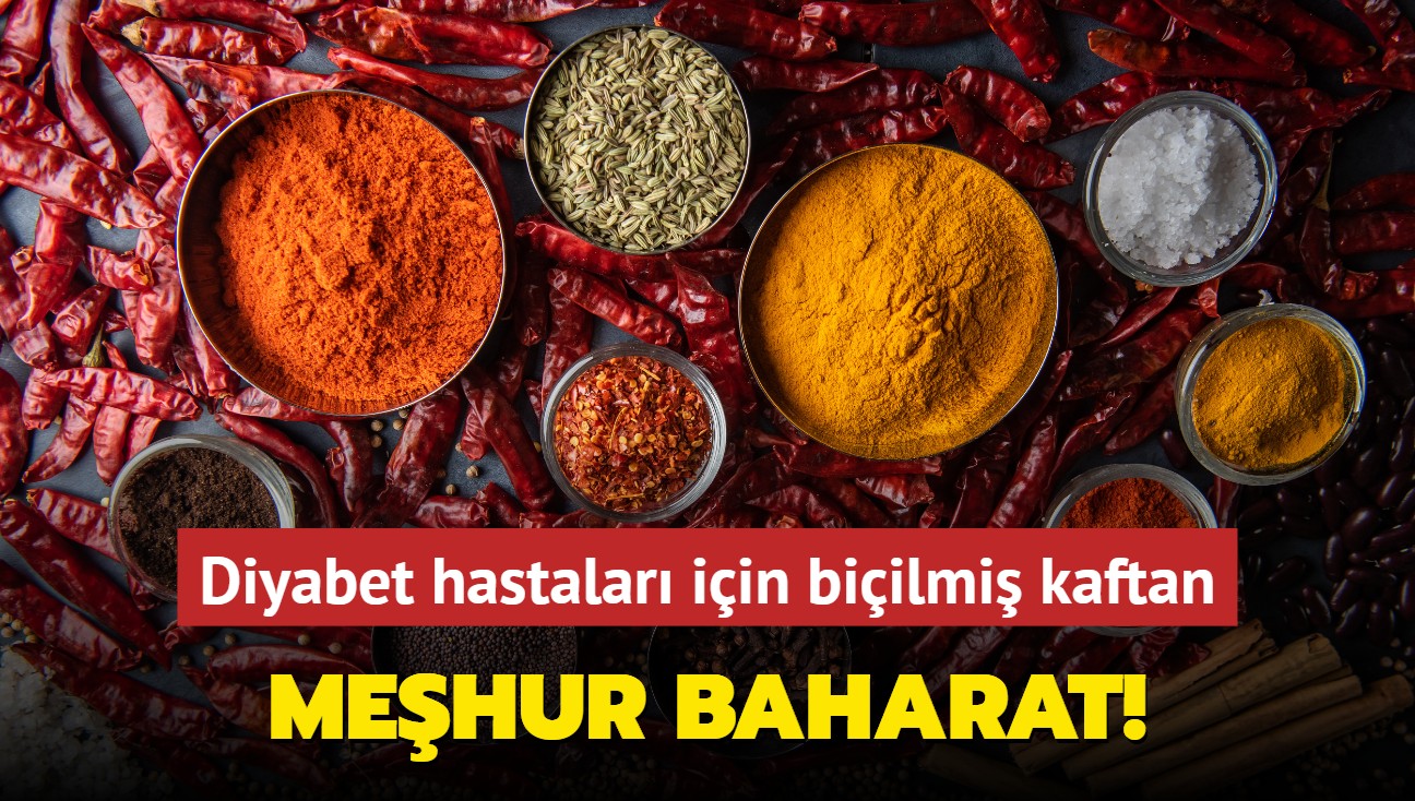 Hindistan'n mehur baharat! Kan ekerini sfrlyor, diyabet hastalar iin biilmi kaftan