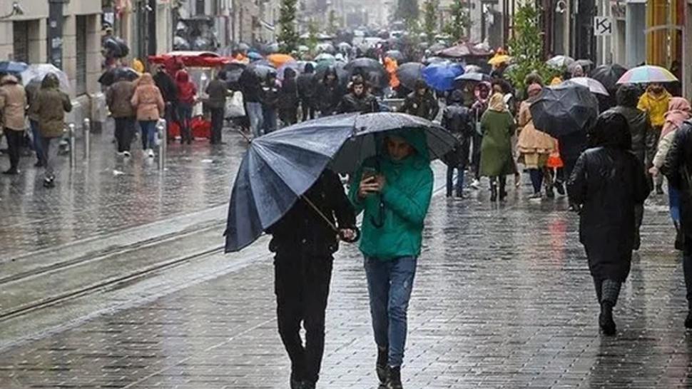 Saanak yamur Trkiye'yi vuracak... Meteoroloji saat vererek uyard!