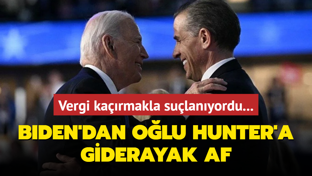 Vergi karmakla sulanyordu... Biden'dan olu Hunter'a giderayak af