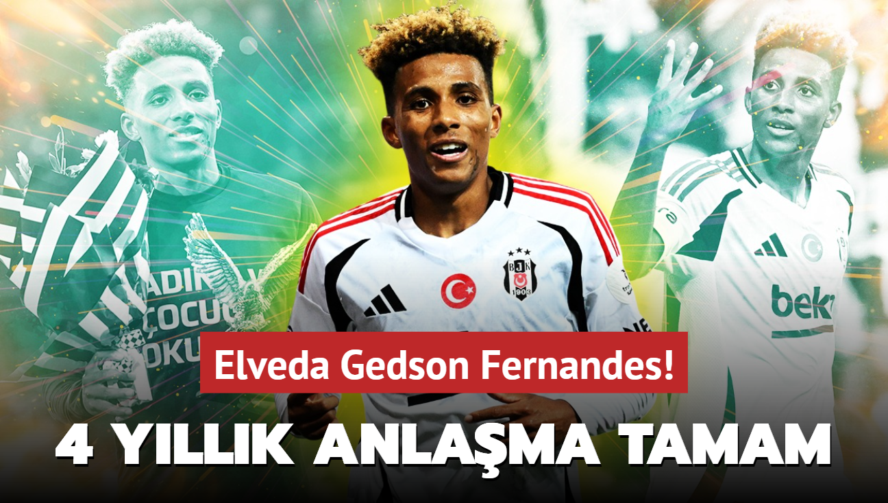 Elveda Gedson Fernandes! Transferi resmen duyurdular: 4 yllk anlama tamam