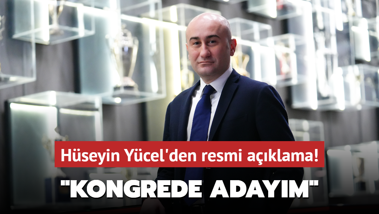 Hseyin Ycel'den resmi aklama! "Kongrede adaym"