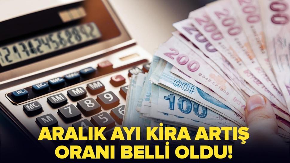 Milyonlarca vatanda ilgilendiriyor... Kira zam oranlar belli oldu! Aralk ay kira art oran ne kadar?