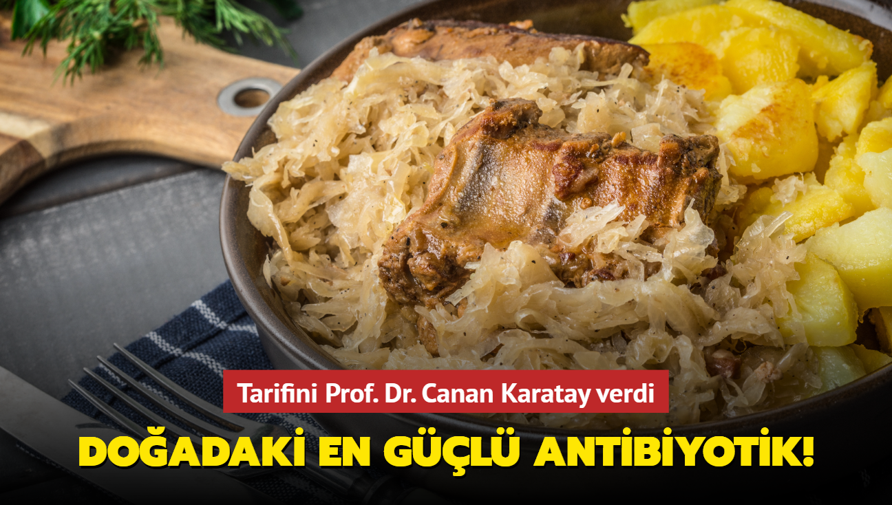 Doadaki en gl antibiyotik! Tarifini Prof. Dr. Canan Karatay verdi: Doktor yz grmeyecekseniz