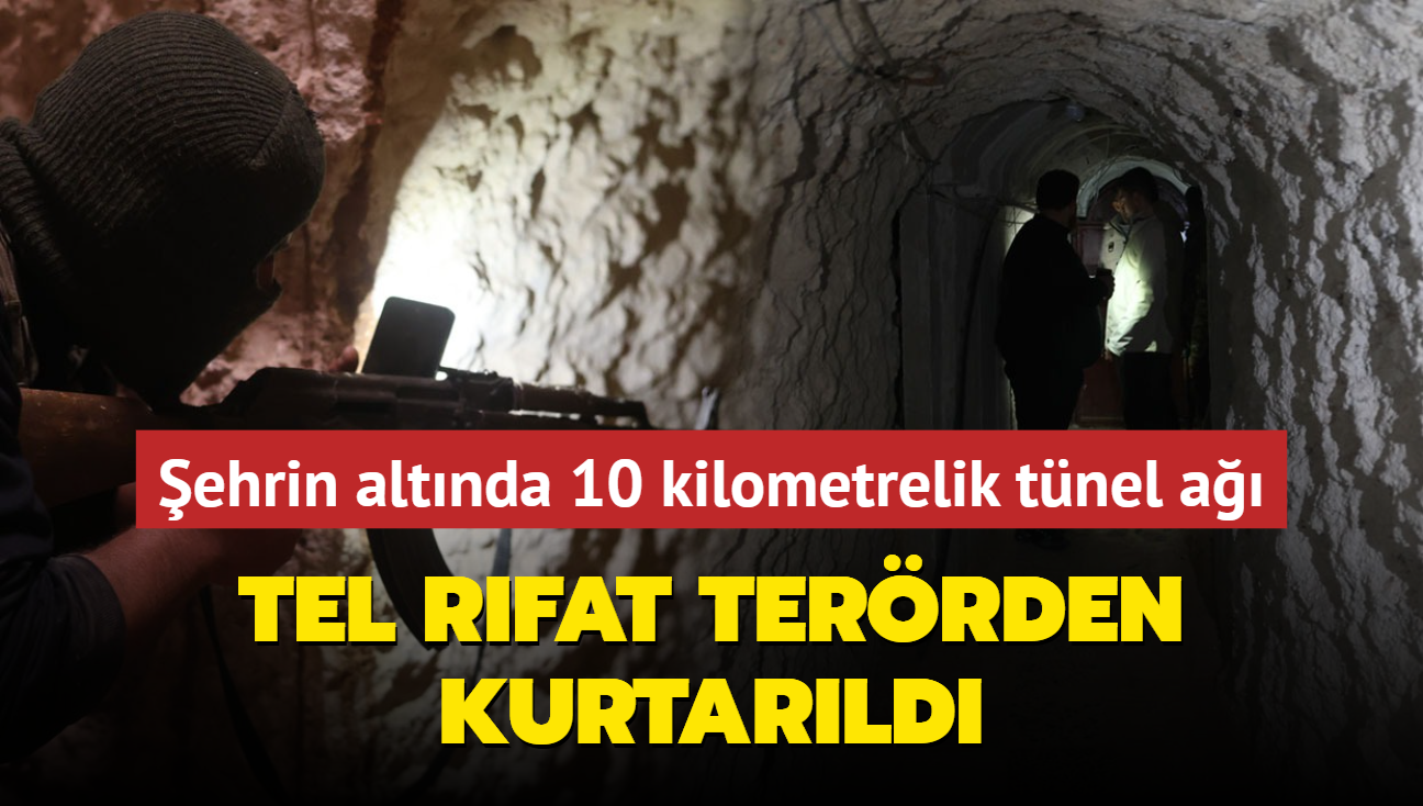 ehrin altnda 10 kilometrelik tnel a... Tel Rfat terrden kurtarld