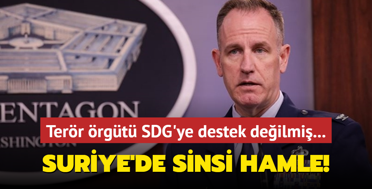 Suriye'de sinsi hamle! Terr rgt SDG'ye destek deilmi...