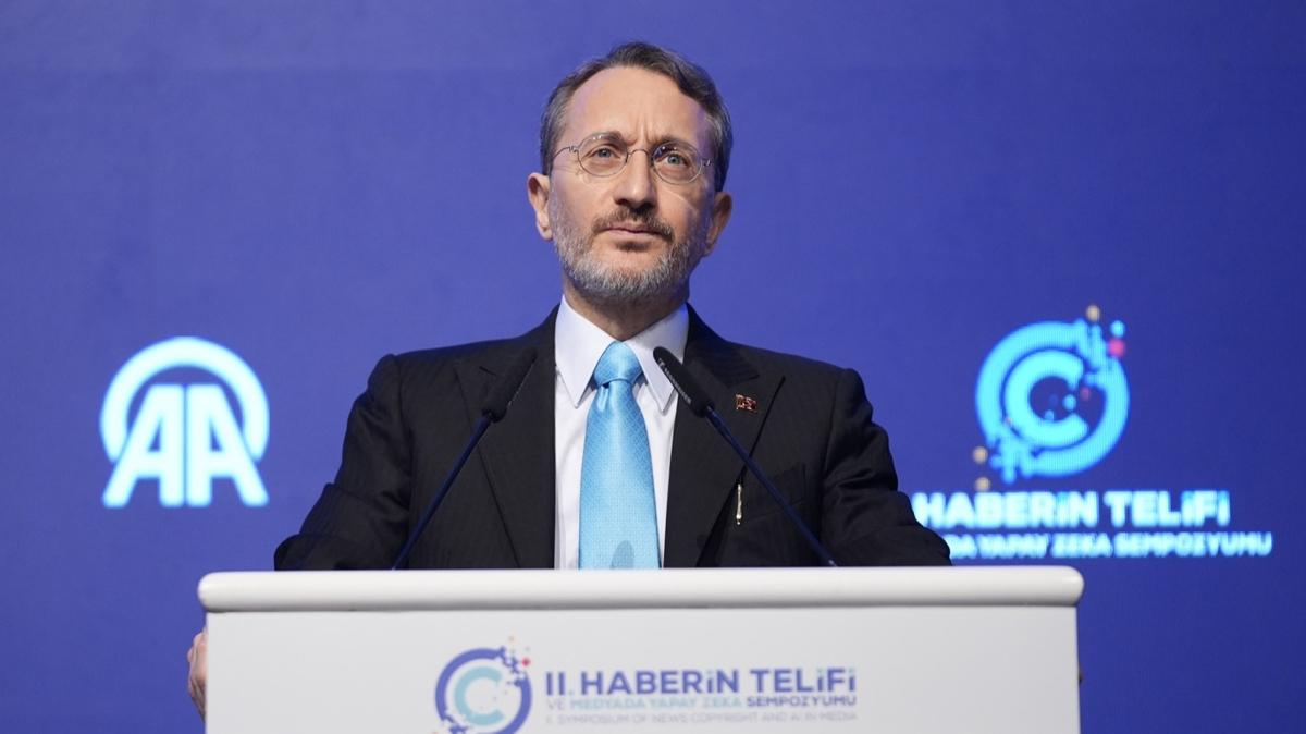 letiim Bakan Fahrettin Altun'dan medyaya Suriye uyars: Trkiye'nin tek amac terristlerin bertaraf edilmesi